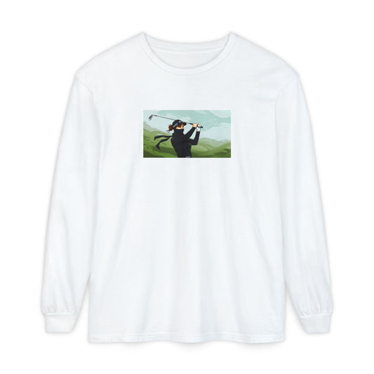 ZADDY Co. Unisex Garment-dyed Long Sleeve T-Shirt 1